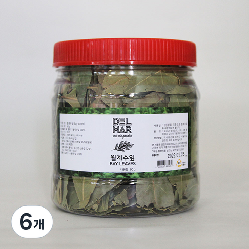 딜리셔스마켓 월계수잎, 90g, 6개