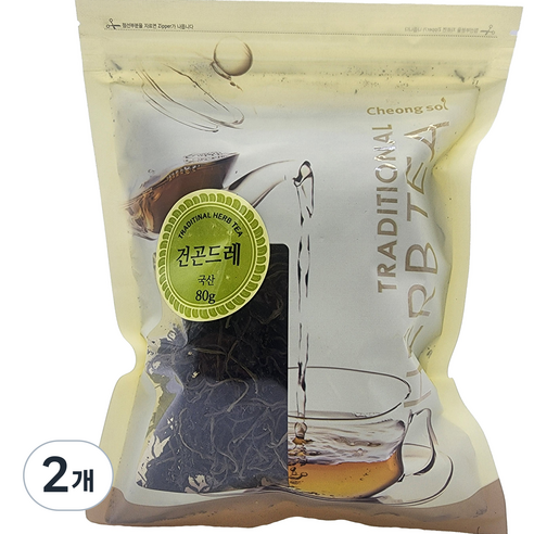 청솔 건곤드레, 80g, 2개