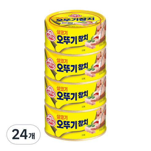 [오뚜기] 살코기 오뚜기 참치, 135g, 24개
