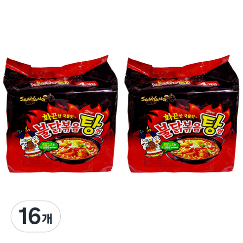 삼양라면 불닭볶음탕면 145g, 16개