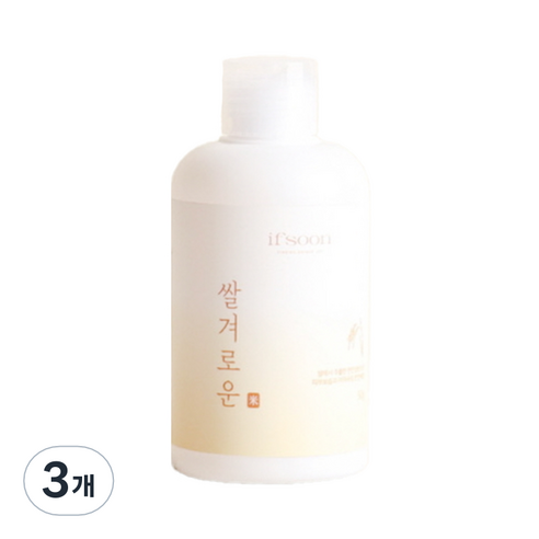 잎순 쌀겨로운 파우더워시 저자극 스크럽 세안제, 50g, 3개