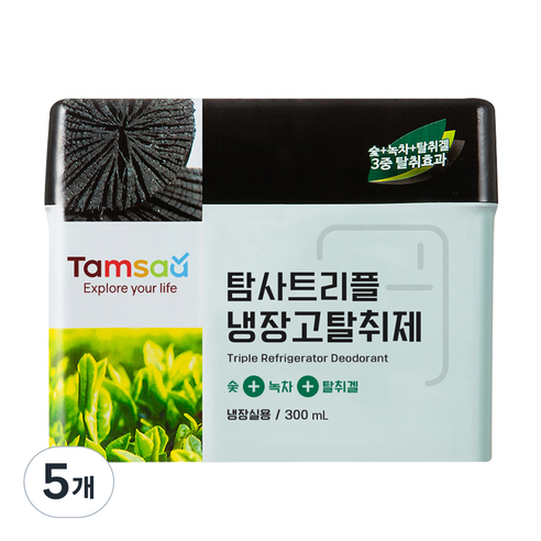 탐사 냉장고 탈취제, 300ml, 5개