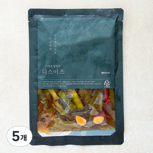디스이즈 모듬 궁채 장아찌, 5개, 500g
