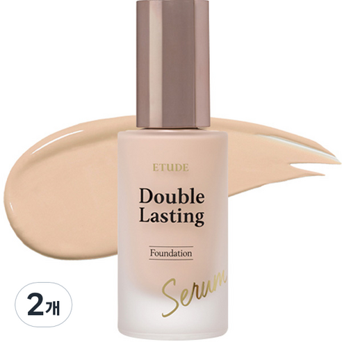에뛰드 더블래스팅 세럼 스킨 파운데이션 30g, 샌드 23N1, 2개