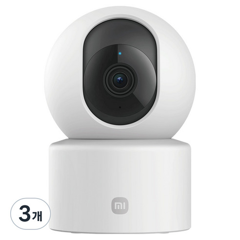 샤오미 1080P Wi Fi 홈캠 CCTV 스마트 카메라 C201 실내용, 3개, MBC57