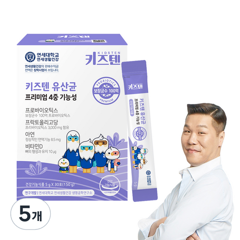 키즈텐 유산균, 150g, 5개