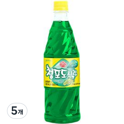 오뚜기 청포도 슬러시시럽, 1kg, 5개