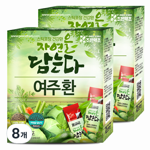 굿허브 조은약초 자연을 담는다 스틱형 여주환, 90g, 8개