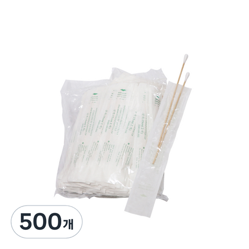 대한위재 멸균면봉 15cm, 2개입, 500개