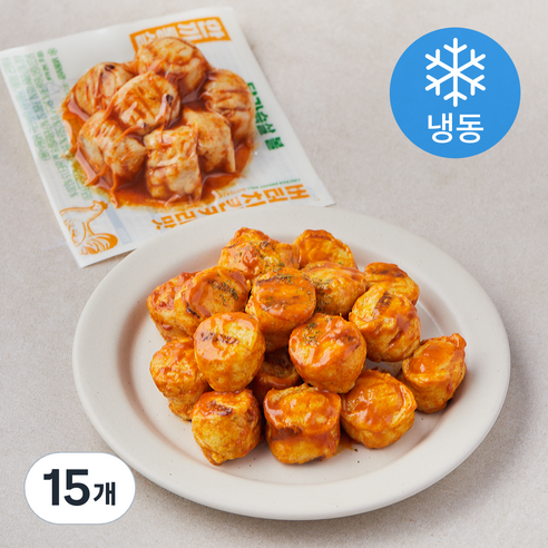 한끼통살 닭가슴살 볼 버터치킨커리맛 (냉동), 100g, 1개입, 15개