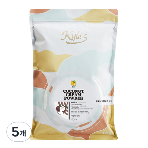 카일스 코코넛크림 파우더, 1kg, 5개, 1개입