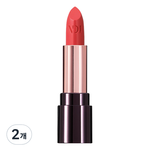 브이디아이 보브 립 컷 루즈 3.8g, PK101 태그 코랄, 2개