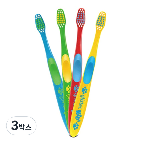 암웨이 글리스터 어린이칫솔, 혼합 색상, 3박스