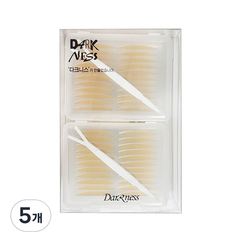 다크니스 누드 쌍꺼풀 테이프 단면 PVC 352p, 스킨톤, 5개