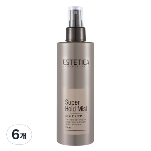 에스테티카 슈퍼 홀드 헤어미스트, 250ml, 6개