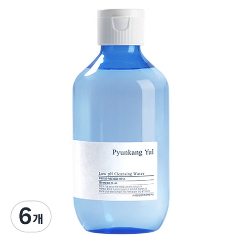 편강율 약산성 클렌징 워터, 290ml, 6개