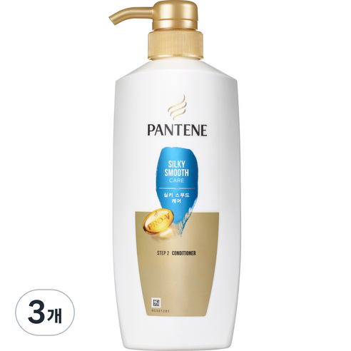 팬틴 실키 스무드 케어 컨디셔너, 500ml, 3개