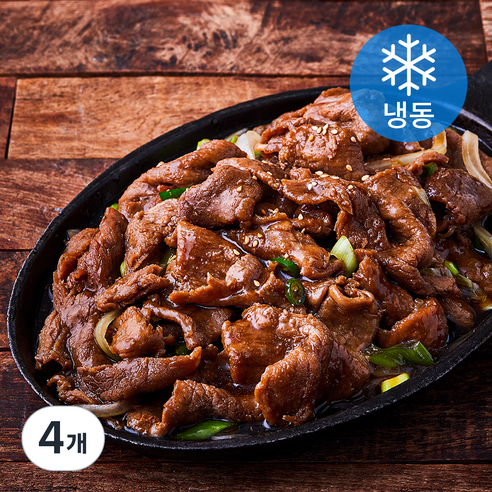 설야멱적 제주 돼지 간장 불고기 (냉동), 400g, 4개