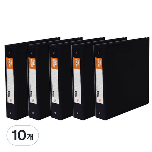 희망사무포인트 고주파 O링 바인더 A4 5cm Bb357, 흑색, 10개
