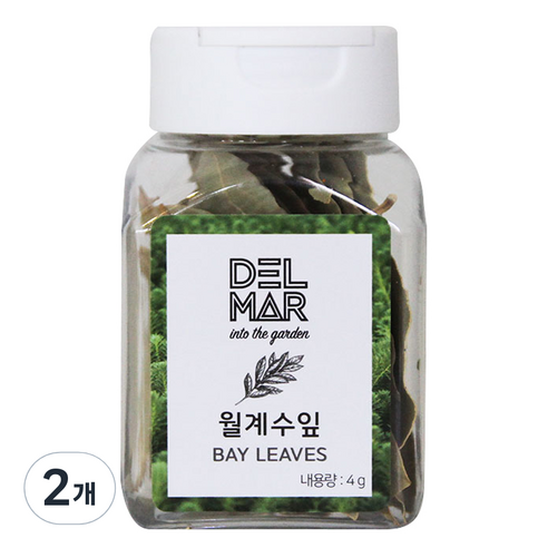 딜리셔스마켓 프리미엄 월계수 잎, 4g, 2개