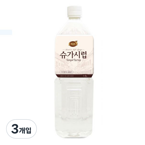 리치스 슈가시럽, 1.5L, 3개