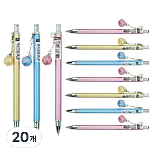 미소로 1200 블링블링 방울샤프 2093 9 x 150 mm 랜덤 발송, 0.5mm, 20개