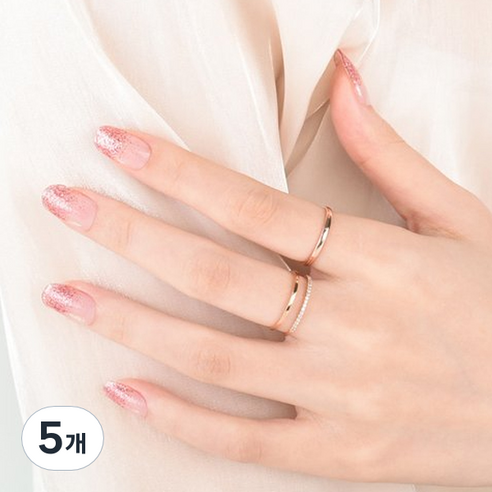 모노라이크 모노몬드 젤네일 스티커, 5개, 137 Pink Champagne