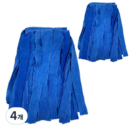 월드크린 극세사 마포걸레 330g, 4개