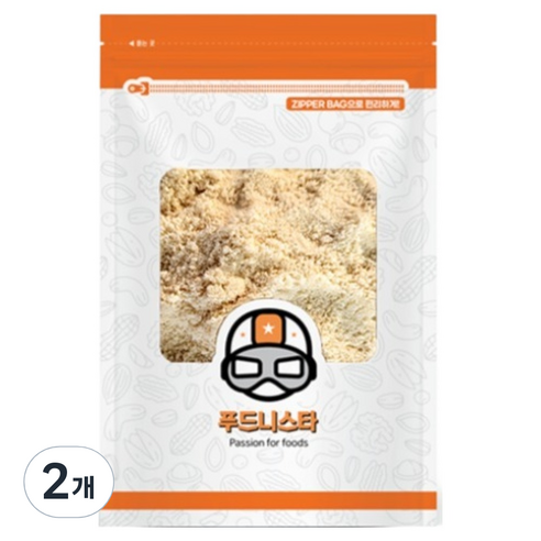푸드니스타 아몬드분말 95%, 1kg, 2개
