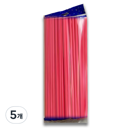마다꾸미 요술 매직 파티 막대풍선 100p, 파스텔레드, 5개