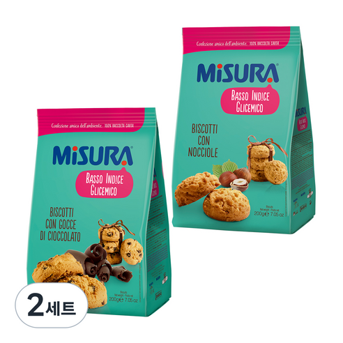 미주라 초코칩쿠키 200g + 노춀라쿠키 200g, 2세트