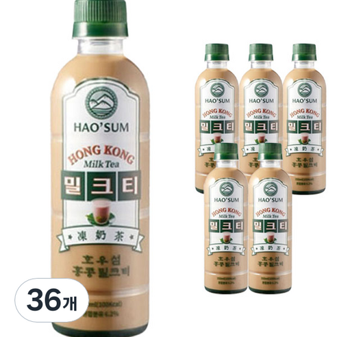 호우섬 홍콩 밀크티, 350ml, 36개
