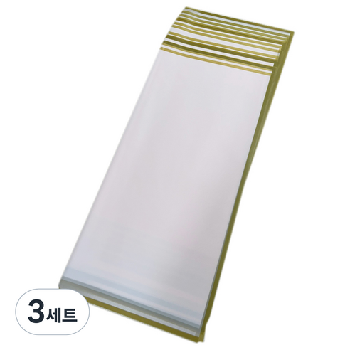 만들하비 선물 꽃포장 투명 플로드지 20p, 05 핑크, 3세트