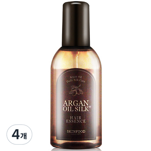 스킨푸드 아르간 오일 실크플러스 헤어에센스, 100ml, 4개