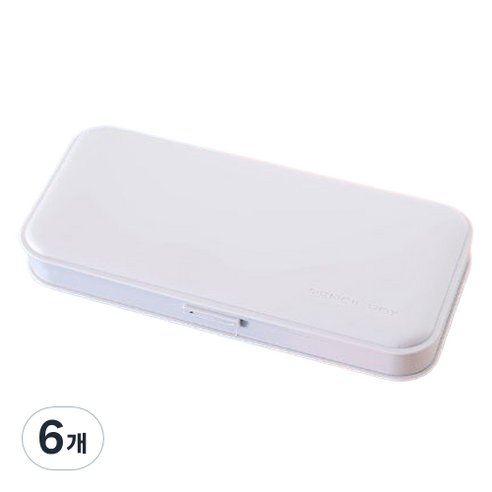 지아이니 감성 심플 연필 케이스, 그레이, 6개