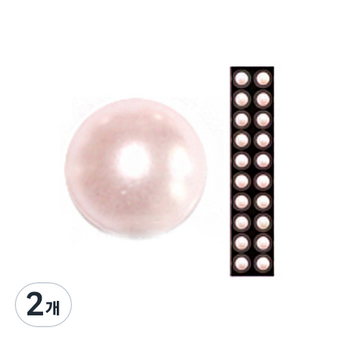 와사비네코 미미츠보 쥬얼리 귀지압패치 L 4.0mm 20p, 로잘린진주20pcs_L(4.0mm), 2개