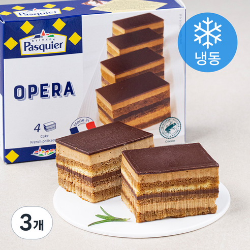 파스키에 오페라 케이크 (냉동), 260g, 3개
