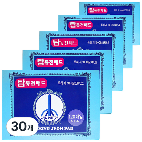대전탑산업 탑동전패드, 30개