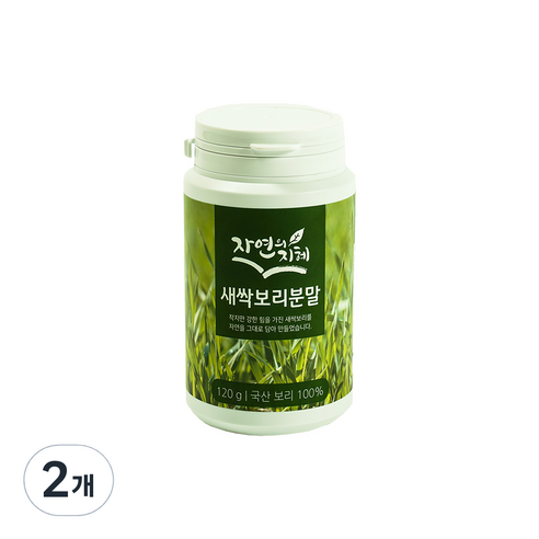자연의지혜 새싹보리 분말, 2개, 120g