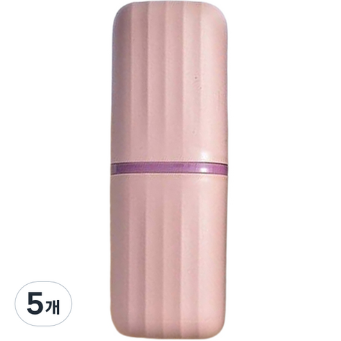 여신 플라스틱 다용도 여행용 휴대용 세면도구 수납박스, 핑크, 5개