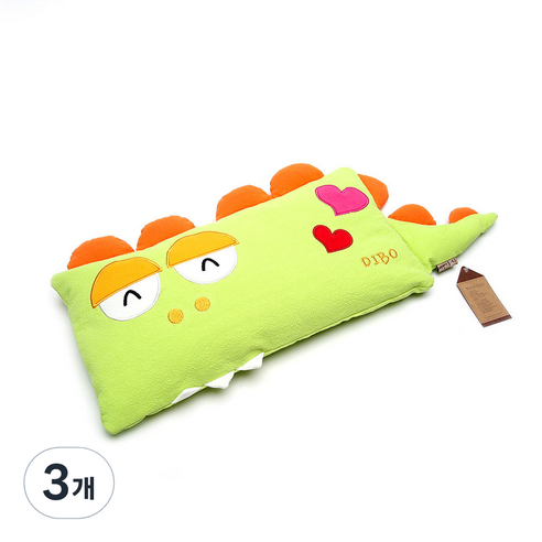 쥬쥬 아동메밀베개, 그린, 3개
