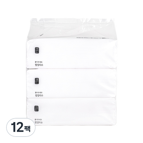 생활공작소 뽑아쓰는 팝업티슈, 180매입, 12개