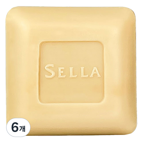 SELLA 바디 비누, 100g, 6개