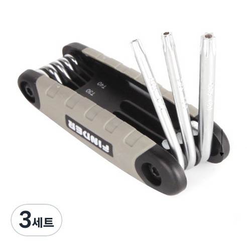 OON 접이식 육각 별 렌치 8종 세트, 3세트