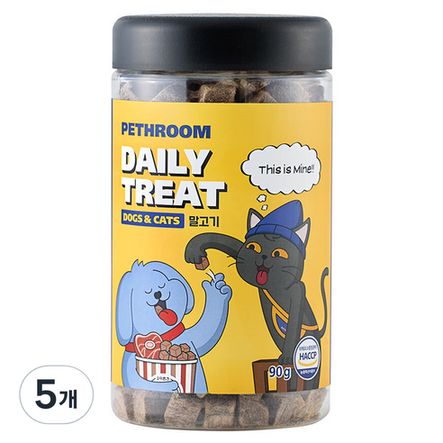 페스룸 반려동물 데일리 트릿 간식, 5개, 90g