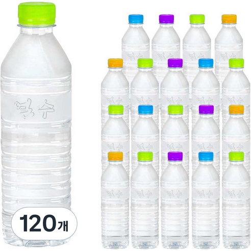 얼수 무라벨 생수, 500ml, 120개