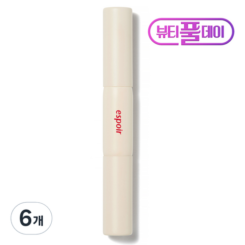 에스쁘아 듀얼 스머징 립 브러쉬, 6개