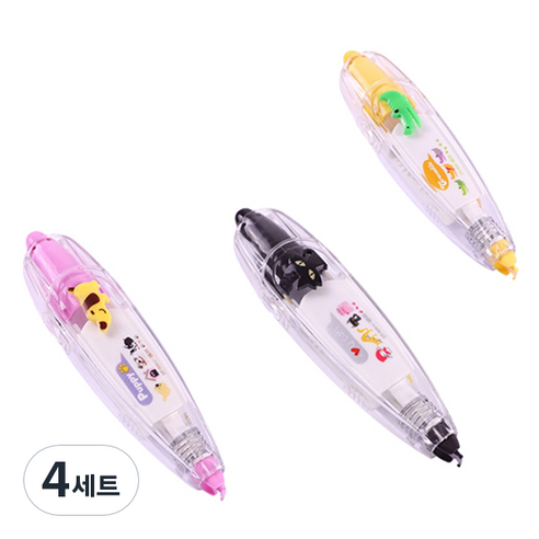 마켓감성 일기장식 교정 스티커 3종 세트, C, 4세트