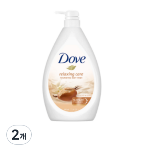 도브 릴랙싱 쉐어버터 바디워시, 800ml, 2개
