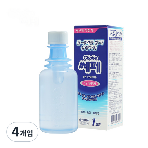 여성질세정기 쎄페, 120ml, 4개